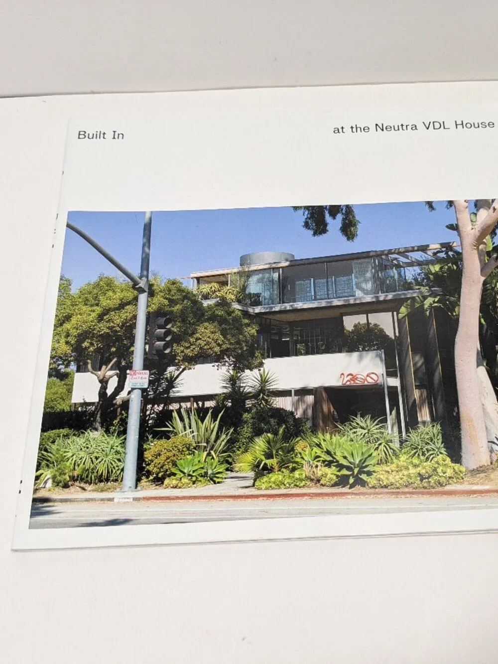 Built In at the Neutra VDL House Marta Paperback Book Full Color Photography